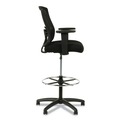 Office Chairs | Alera ALEET4614 Etros Series 25.19 in. to 35.23 in. Seat Height Mesh Stool - Black image number 4