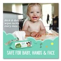 Hand Wipes | Seventh Generation SEV 34219CT 7 in. x 7 in. Free and Clear Baby Wipes Refill - Unscented, White (3 Packs/Carton) image number 4