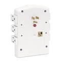Surge Protectors | Innovera IVR71651 6 AC Outlets 4 ft. Cord 540 Joules Surge Protector - White image number 1