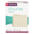 Just Launched | Smead 10320 Interior File Folders with Assorted 1/2-Cut Tab Positions - Letter, Manila (100/Box) image number 5