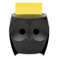 Sticky Notes & Post it | Post-it Pop-up Notes OWL-330-BK Pop-Up Note Dispenser For 3 in. x 3 in. Pads Includes 45-Sheet Citron Super Sticky Dispenser Pop-Up Pad - Owl-Shaped Black image number 0