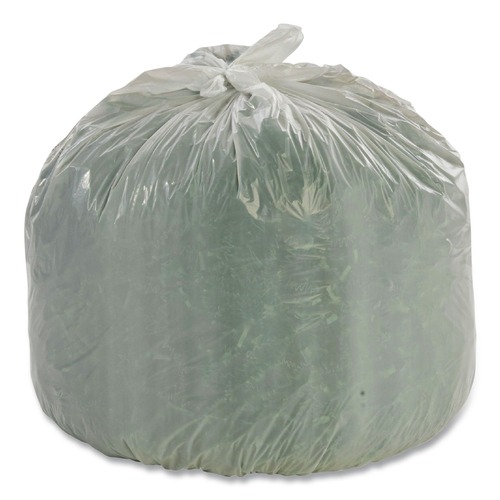 Trash Bags | Stout by Envision G2430W70 13 Gallon 0.7 mil 24 in. x 30 in. Controlled Life-Cycle Plastic Trash Bags - White (120/Box) image number 0