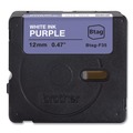 Labels | Brother P-Touch BTAGF35 0.47 in. x 13.1 ft. Genuine P-Touch BTAG Label Tapes - White on Purple image number 3
