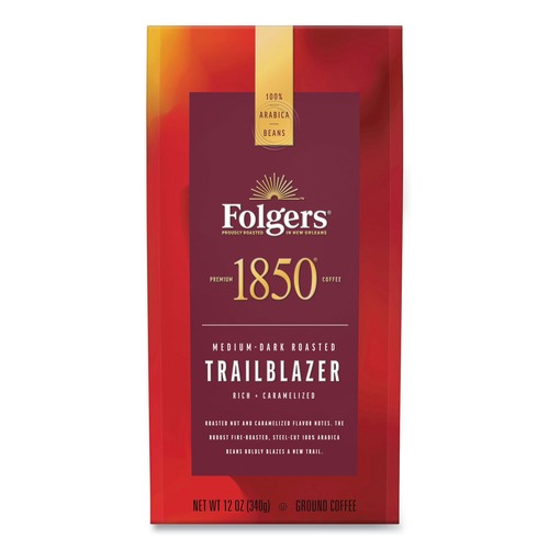 Coffee | Folgers 2550060515 12 oz. Bag Trailblazer Dark Roast Ground Coffee image number 0