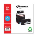 Ink & Toner | Factory Reconditioned Innovera IVR952C Remanufactured 700 Page-Yield Ink Replacement for 952 (L0S49AN) - Cyan image number 1