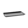 Food Trays, Containers, and Lids | Pactiv Corp. 51P910S 10.88 in. x 5.88 in. x 0.69 in. No. 10S Foam Supermarket Tray - Black (500/Carton) image number 0