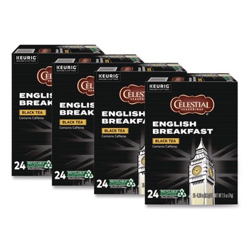 Celestial Seasonings 5000330008 Black Tea K-Cups - English Breakfast (96/Carton)