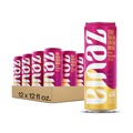 Beverages & Drink Mixes | Zevia 01957-12 12 oz Cans Peach Passionfruit Zero Sugar Naturally Sweetened Energy Drink (12/Carton) image number 2