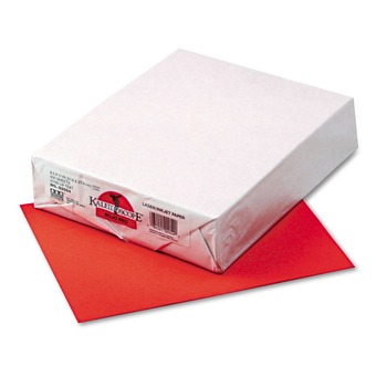 JUST LAUNCHED | Pacon P102054 24 lbs. 8-1/2 in. x 11 in. Kaleidoscope Multipurpose Colored Paper - Rojo Red (500/Ream)