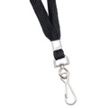 Label & Badge Holders | Advantus 75424 36 in. Long Metal J-Hook Fastener Deluxe Lanyards - Black (24/Box) image number 4