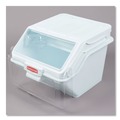  | Rubbermaid Commercial FG9G5800WHT 19.2 in. x 23.5 in. x 16.88 in. PROSAVE Plastic Shelf Ingredient Bin - White image number 3