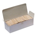Cutlery | Creativity Street PAC3690-01 Flat Wood Toothpicks - Natural (2500/Pack) image number 0