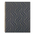 Notebooks & Pads | AT-A-GLANCE 1765-905 11 in. x 8.5 in. 12-Month (Jan-Dec 2026) Hera Weekly Monthly Planner - Black/Gold Cover image number 3