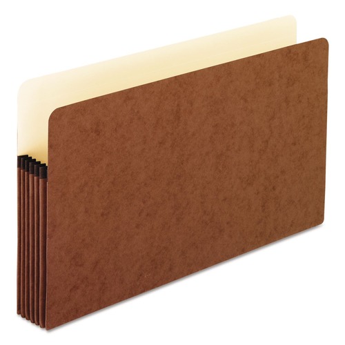 File Folders | Pendaflex 1536G-OX 5.25 in. Expansion Legal Size Standard Expanding File Pockets - Redrope (10/Box) image number 0