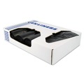 Trash Bags | Heritage X8046SK R01 Low Density 45 Gallon 40 in. x 46 in. Repro Can Liners - Black (5 Rolls/Carton) image number 2