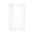 Food Service | Ross & Wallace Paper Products 05007500BX 7.5 in. x 10.5 in. #30 Size Grocery Paper Bags - White (500/Carton) image number 0