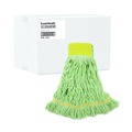 Mops | Boardwalk BWK1200LCT EcoMop Recycled Fiber Looped-End Mop Heads - Large, Green (12/Carton) image number 0