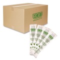 Cutlery | Eco-Products EP-S017-W Individually Wrapped Plantware CPLA Cutlery Fork - White (1000/Carton) image number 0