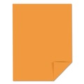 Copy & Printer Paper | Astrobrights 22851 65 lbs. 8.5 in. x 11 in. Colored Cardstock - Cosmic Orange (250/Pack) image number 1