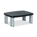 3M | 3M MS80B 15 in. x 12 in. x 2.63 in. to 5.78 in. 80-lb. Capacity Adjustable Monitor Stand - Black/Silver image number 0