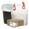 Trash Bags | Draw 'n Tie 1518605 13 Gallon 0.9 Mil 24.5 in. x 27.38 in. Heavy-Duty Trash Bags - White (200/Box) image number 2