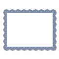 Copy & Printer Paper | Geographics 40725OD 8.5 in. x 11 in. Award Certificates - White with Braided Blue Border (25/Pack) image number 0