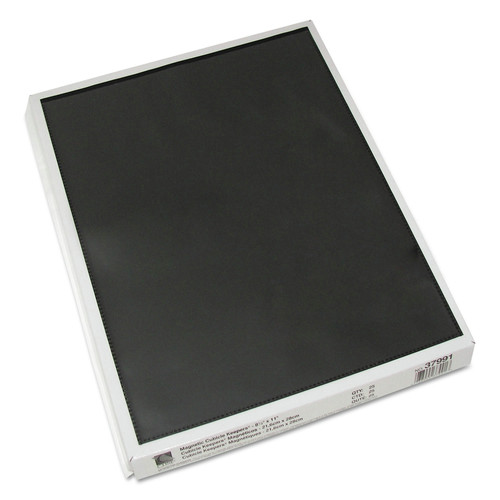 File Jackets & Sleeves | C-Line 37991 9.2 x 11.69 Magnetic Mount Cubicle Keepers Display Holders - Clear (25/Box) image number 0