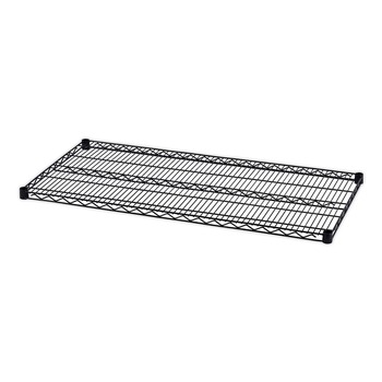 Alera ALESW584824BL 48 in. x 24 in. Industrial Wire Shelving Extra Wire Shelves - Black (2/Carton)