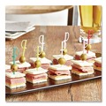 Cutlery | AmerCareRoyal RPP RP147 3.25 in. Plastic Sword Picks - Assorted Colors (10000/Carton) image number 3