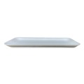 Food Trays, Containers, and Lids | GEN 10SWH 10.93 in. x 5.75 in. x 0.63 in. No. 10S Foam Meat Trays - White (500/Carton) image number 2