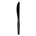 Just Launched | Dixie KH517 Heavyweight Knives Plastic Cutlery - Black (1000/Carton) image number 4