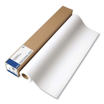 Epson S041853 24 in. x 131.7 ft. 5 mil Singleweight Matte Paper - White (1-Roll)