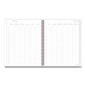 Notebooks & Pads | AT-A-GLANCE 1134905 12-Month (Jan to Dec): 2026 11 in. x 8.5 in. Floral Artwork Mina Weekly/Monthly Planner - White/Violet/Peach Cover image number 7