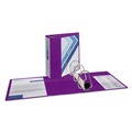 Binders | Avery 79816 3 Locking One Touch EZD Rings 5 in. Capacity 11 in. x 8.5 in. Heavy-Duty View Binder with DuraHinge - Purple image number 2