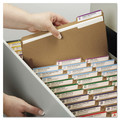 File Folders | Smead 19837 0.75 in. Expansion 1/3-Cut Top Tab Fastener Folders, 2 Fasteners - Legal Size/Kraft Exterior (50/Box) image number 4