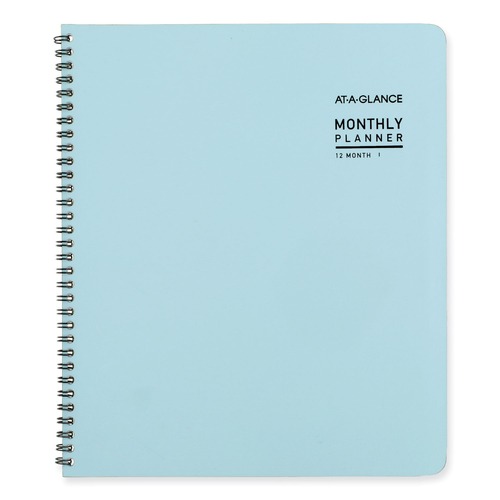 Notebooks & Pads | AT-A-GLANCE 7026XL38 11 in. x 9.5 in. 12-Month (Jan to Dec): 2026 Contemporary Lite Monthly Planner - Light Blue Cover image number 0