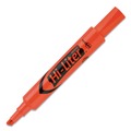 Highlighters | Avery 24050 HI-LITER Desk-Style Chisel Tip Highlighters - Fluorescent Orange Ink/Black Barrel (1-Dozen) image number 1