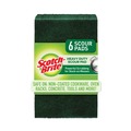 Sponges & Scrubbers | Scotch-Brite 226-5 3.8 in. x 6 in. Heavy-Duty Scour Pad - Green (5/Carton) image number 0