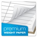 Just Launched | Ampad 20-806R Gold Fibre 6 in. x 9 in. Spiral Steno Book - Gregg, Green/Gold Cover/White Pad (100 Sheets/Pad) image number 4