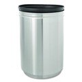 Trash & Waste Bins | Rubbermaid Commercial FGR2030SSPL Eclipse 30-Gallon Curved Open Top Waste Receptacle (Stainless Steel) image number 1