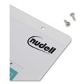 Office Presentation Supplies | NuDell 38008Z 11 in. x 8.5 in. Quick-Change Insert System Plastic Horizontal-Orientation Wall Sign Holder with Mounting Screws - Clear image number 3