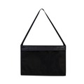File Folders | C-Line 41902 9 x 12 75-Sheet 1-Pocket Shop Ticket Holder with Strap - Black Stitching image number 2