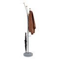 Office Carts & Stands | Alba PMFEST 14 in. x 73.67 in. Five Knobs, Festival Coat Stand with Umbrella Holder - Silver Gray image number 6