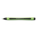 Pens | Schneider 190001 0.8 mm Xpress Fineliner Porous Point Stick Pen - Medium/Black Ink/Black/Green Barrel (10/Box) image number 4