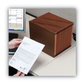 File Folders | Smead 70469 TUFF Legal Size 1/31-Cut Tabs 31 Sections Expanding Open-Top Stadium File - Redrope image number 4