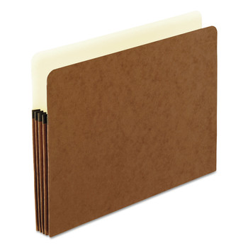 Pendaflex 1524E-OX 3.5 in. Expansion Letter Size Standard Expanding File Pockets - Redrope (25/Box)