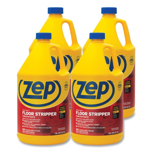 Cleaning & Janitorial Supplies | Zep Commercial ZULFFS128 1 gal. Floor Stripper - Unscented (4/Carton) image number 0
