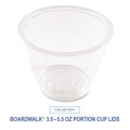 Food Trays, Containers, and Lids | Boardwalk BWKPRTN55TS 5.5 oz Plastic Souffle/Portion Cups - Translucent (2500/Carton) image number 4