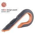 Box Cutters & Utility Knives | slice 10400 1.29 in. Carbon Steel Blade 7 in. Nylon Handle Replaceable Double Sided Box Cutters - Gray/Orange image number 0