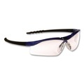 Safety & First Aid | MCR Safety DL310AF Dallas Wraparound Safety Glasses - Metallic Blue Frame/Clear Anti-Fog Lens image number 0